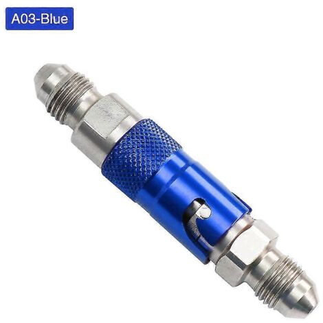 Alconstar - Kit adaptateur de raccord rapide pour durite de frein moto AN-3 AN3 en aluminium, compatible Honda et Yamaha - A03 (1/5)