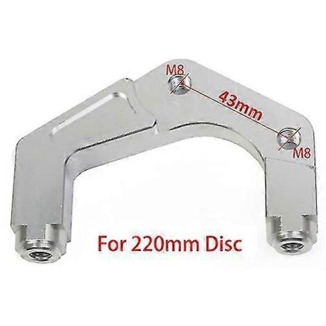 Kit de freins Universal Rpm Brake avec étrier de 82 mm, disque de 70 mm à 3 trous, 4 pistons et montage radial pour Yamaha Aerox Nitro BWS Ebike - support A 220 (1/5)