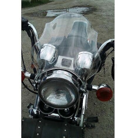 Pare-brise transparent pour Moto Guzzi Breva Griso 1200 8v 1100 850 750 IE (2003-2017) support de phare latéral inclus