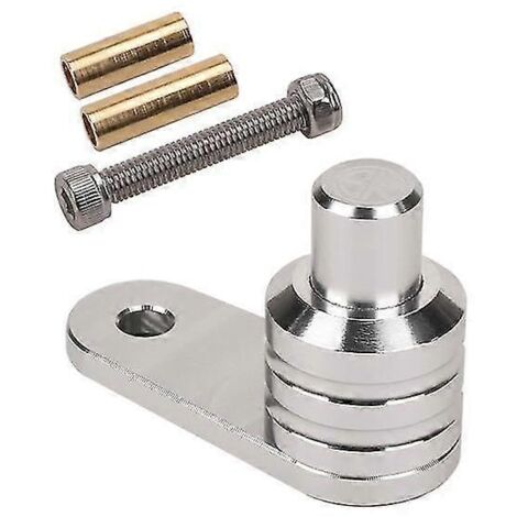 Accessoires moto : Levier de frein, bouton de stationnement, interrupteur de verrouillage semi-automatique pour Yamaha Xmax 125, 250, 300 et 400 (Xmax125, Xmax300) - argent (1/5)