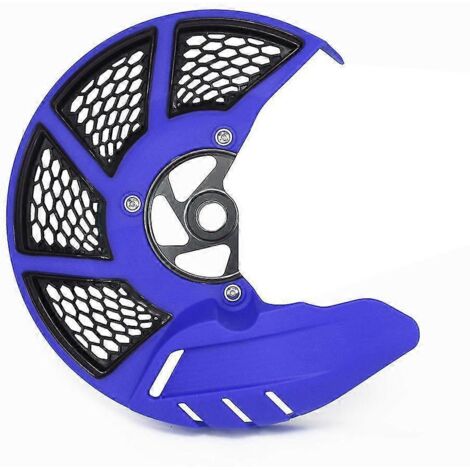 Protection de disque de frein avant pour moto Yamaha YZ125, YZ250, YZ250F, YZ450F, YZ125X, YZ250X, WR250F, WR450F - Bleu (1/5)