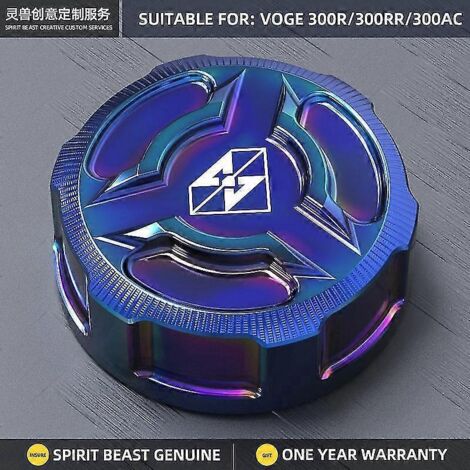 Bouchon de réservoir d'huile de liquide de frein arrière pour moto Voge 300ac, 300rr, 300r (BMW, Honda, Suzuki, Kawasaki, KTM, Yamaha) - Bleu (1/5)