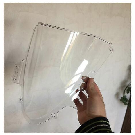 Pare-brise pour Suzuki GSX-R1000 (2005-2006) K5/K6, teinte iridium fumée bleue transparente. (1/5)