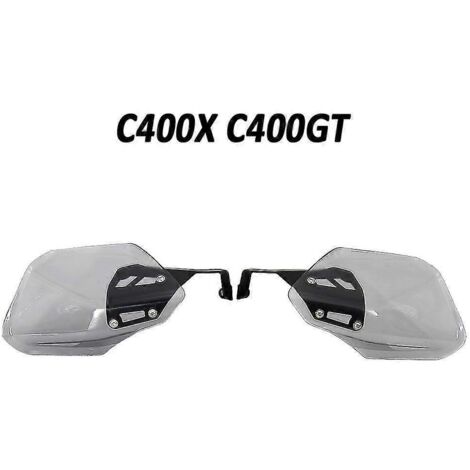 Accessoires moto neufs pour BMW C400GT (2018-2022) : protège-mains et pare-brise – Gris foncé (1/5)