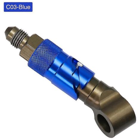 Alconstar - Kit adaptateur de raccord rapide pour durite de frein moto AN-3 en aluminium (compatible Honda et Yamaha) - C03 (1/5)