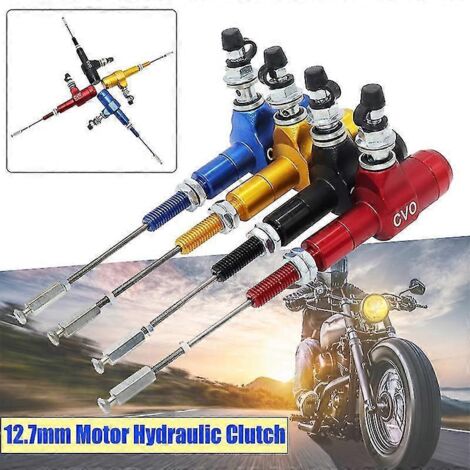 Système de maître-cylindre de frein et d'embrayage hydraulique haute performance pour moto (12,7 mm) : pompe de conversion efficace et facile à installer (couleur or). (1/5)