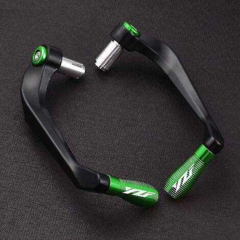 Poignées de guidon de moto avec logo YZF, protège-leviers de frein et d'embrayage pour Yamaha YZF R1 R3 R6 R15 R125 R25 - Accessoires - Vert - A (1/5)