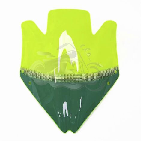 Pare-brise/déflecteur d'air vert (sans support) pour Kawasaki Z750/Z750R (2007-2012). Compatible avec les modèles 2008, 2009, 2010 et 2011. (1/5)