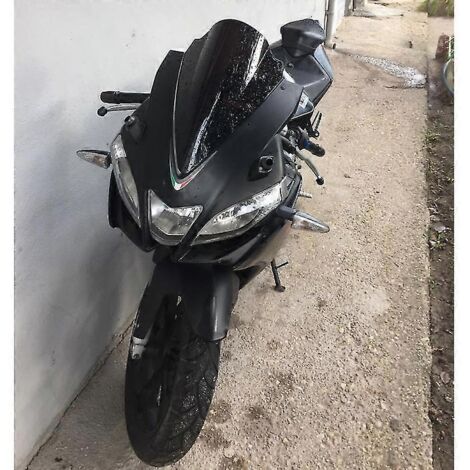 Rehausse de pare-brise pour Aprilia RSV4 R 1000 Factory RS4 125 50 (2009-2018) - Teinte fumée foncée (1/5)