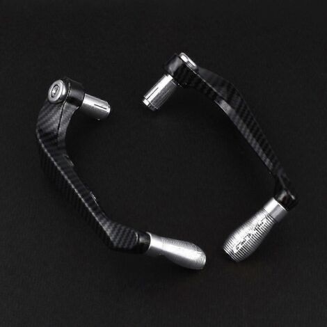 Poignées de guidon, protège-leviers de frein et d'embrayage pour moto Suzuki GSX-S 125, 150, 750, 1000, 1000F, GSX-S125, S750, S1000, S150 - Argent (1/5)
