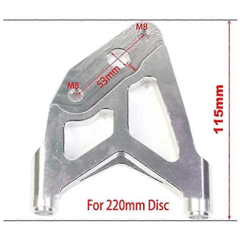 Ensemble maître-cylindre et étrier de frein à disque hydraulique avant et arrière pour scooter Yamaha RSZ Jog Force Dirt Bike Modify - Support B 220 (1/5)