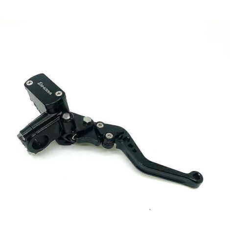 Levier de maître-cylindre de frein et d'embrayage hydraulique universel 7/8" (22 mm), 6 couleurs, pour motos Honda, Yamaha, Suzuki et Kawasaki - Noir (côté droit) (1/5)