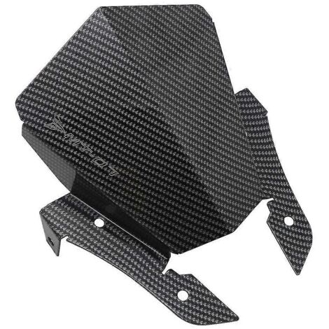 Pare-brise en aluminium pour moto Yamaha MT-07 (2013-2017) - Fibre de carbone