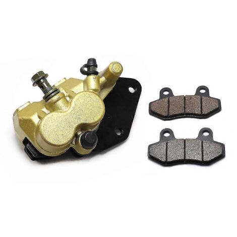 Système de frein à disque arrière hydraulique avec maître-cylindre, étrier et plaquettes pour moto tout-terrain Apollo 110cc, 125cc et 140cc CRF70 Pit Pro (1 kit) (1/5)