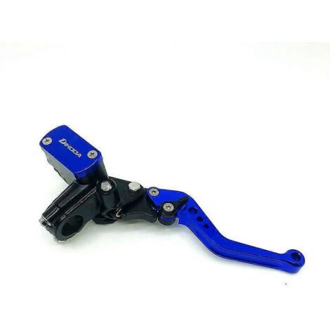 Levier de maître-cylindre de frein et d'embrayage hydraulique universel 7/8" (22 mm), 6 couleurs, pour motos Honda, Yamaha, Suzuki et Kawasaki - Bleu droit (1/5)