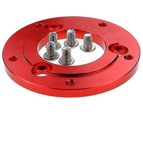 Adaptateur de joint de disque de frein pour moto (220-260 mm) compatible avec scooters Yamaha Cygnus BWS et autres modèles (rouge, une pièce). (1/5)