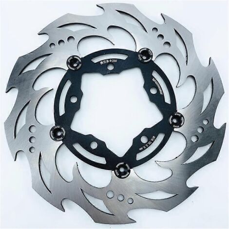 Kit de freins Universal Rpm avec étrier de 82 mm, disque de 70 mm à 3 trous et 4 pistons, montage radial, pour Yamaha Aerox Nitro BWS Ebike - Noir 260 A (1/5)