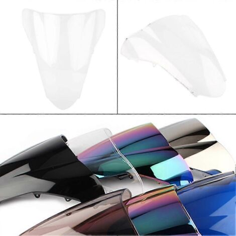 Accessoires moto Cafe Racer : déflecteur de vent pour pare-brise Honda VFR800 (2002-2012) – Transparent (1/5)