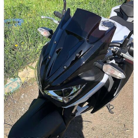 Pare-brise pour Kawasaki Z250 Z300 (2013-2018) - Déflecteurs de pare-brise - Teinte fumée foncée (1/5)