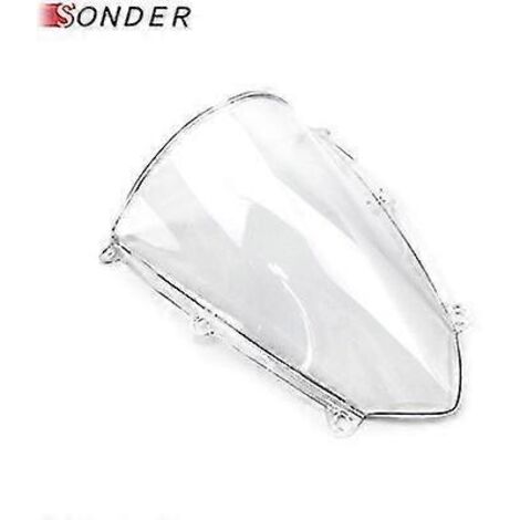 Pare-brise transparent pour Honda CBR 600 (2007-2012) 600RR F5 CBR600RR Double Bulle CBR600RR 07 08 09 10 11 12 (1/5)