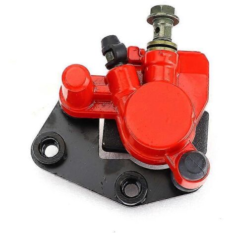 Étrier de disque de frein hydraulique avant pour scooter Kymco 50cc, 110cc et 125cc, moto tout-terrain, quad, cyclomoteur (référence GY6) - Rouge (1/5)