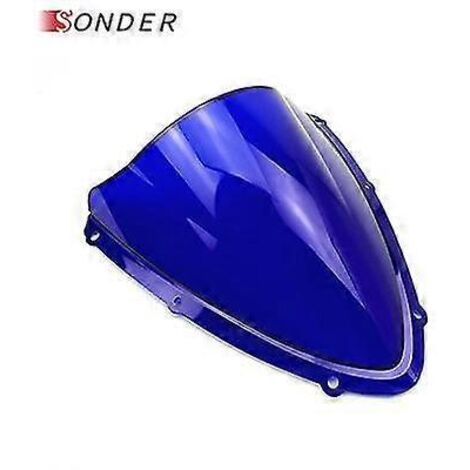 Pare-brise double bulle pour Suzuki K8 GSX-R 600/750 (2008-2010) - Bleu (1/5)
