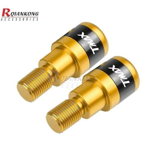 Leviers de frein et d'embrayage, poignées et embouts de guidon pour moto Yamaha T-Max 500 (2001-2007) - Couleur or (1/5)