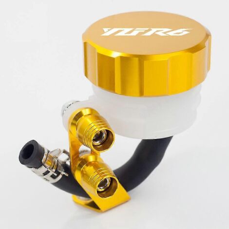 Réservoir de liquide de frein et d'embrayage pour moto Yamaha YZF-R6 (1999-2018) - Couleur or (1/5)