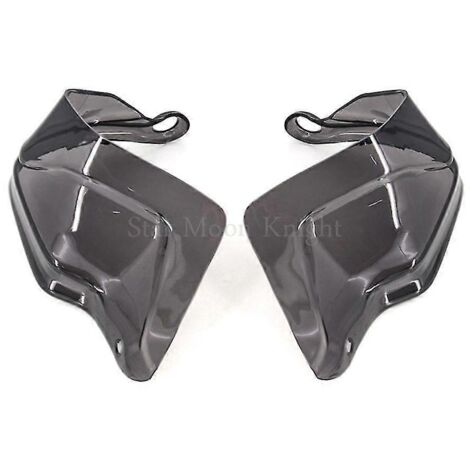 Accessoires moto Italika V200 : protège-mains, extension de protège-mains et protection de pare-brise – Gris fumé (1/5)
