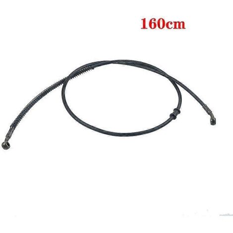 Maître-cylindre de frein avant pour moto, levier de frein hydraulique, flexible de frein, étriers de frein pour moto tout-terrain, quad, karting - Flexible de 160 cm (1/5)