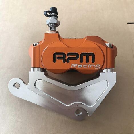 Étriers de frein radiaux à quatre pistons de 82 mm pour moto Honda Dio AF 18/27/28/34/35 - Orange 200 mm (1/5)
