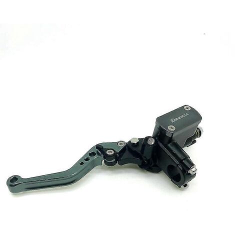 Levier de maître-cylindre de frein et d'embrayage hydraulique universel 7/8" (22 mm), 6 couleurs, pour motos Honda, Yamaha, Suzuki et Kawasaki - Gris gauche (1/5)