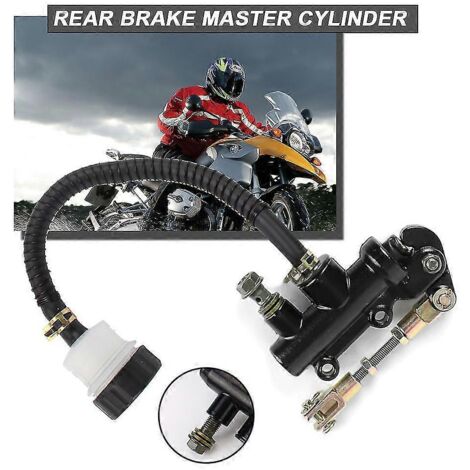 Pompe à cylindre d'huile, pompe de frein arrière pour moto, maître-cylindre de frein arrière à pied, accessoires moto --- (1/5)