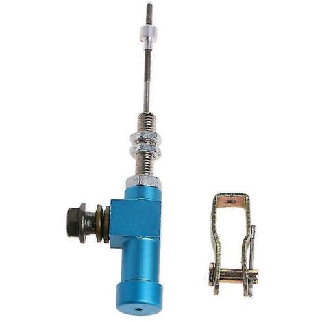 Maître-cylindre d'embrayage hydraulique de moto de haute qualité (1 pièce), tige de pompe de frein M10x1,25 mm, aluminium bleu (1/5)