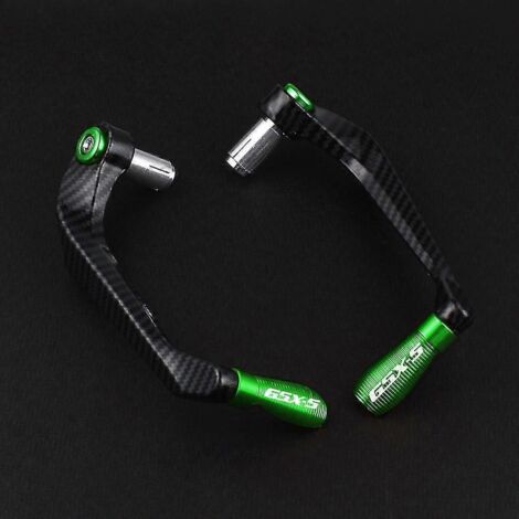 Poignées de guidon, protège-leviers de frein et d'embrayage pour moto Suzuki GSX-S 125, 150, 750, 1000, 1000F, GSX-S125, S750, S1000, S150 - Vert (1/5)