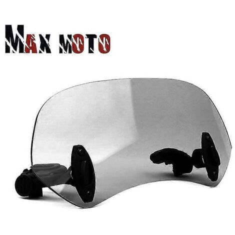 Pour Yamaha Nmax 155 125 Xmax 300 400 Aerox Aerox155 Pare-brise réglable, extension de pare-brise, déflecteur de vent verrouillable - Petit modèle fumé (1/5)