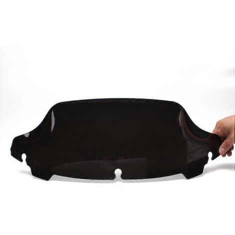 Pare-brise ondulé noir/fumé/transparent 4,5"/7"/10,5" pour motos Harley Touring Electra Street Glide FLHX FLHT (2014-2016) - Noir