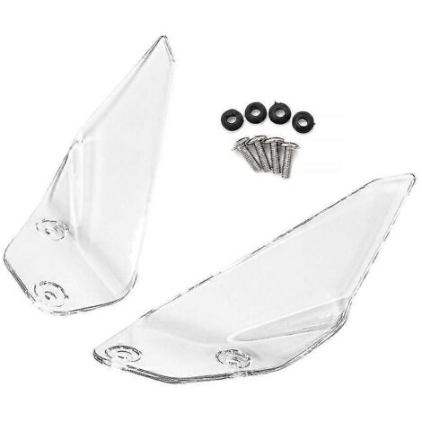 Déflecteur de vent latéral transparent pour pare-brise BMW R1200GS Adv (2014-2020) et R1250GS Adventure (2019-2021). (1/5)