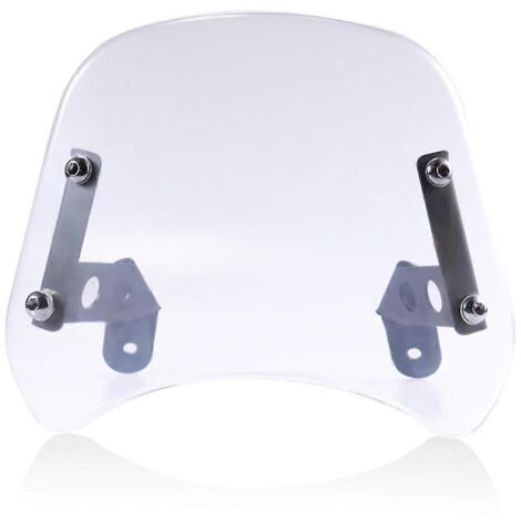 Kit de pare-brise et de carénage de phare de moto compact sport avec déflecteur de vent pour modèles Benelli Leoncino 250 - Transparent (1/5)