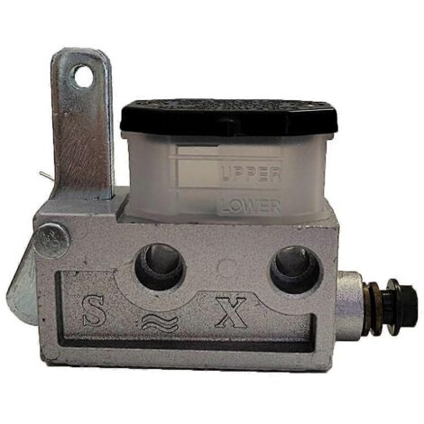 Maître-cylindre de frein hydraulique arrière haute performance pour karting, buggy et quad - Blanc (1/5)