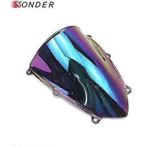 Pare-brise pour Honda CBR 600 2007-2012 600RR F5 CBR600RR Double Bulle CBR600RR 07 08 09 10 11 12 - Iridium