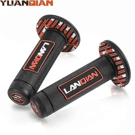 Leviers de frein et d'embrayage pour moto tout-terrain Yamaha DT125 (1987-2005) - Orange (1/5)