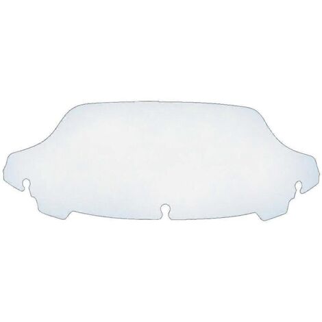 Déflecteur de vent supérieur de carénage de pare-brise pour moto Harley Touring Street Electra Glide Ultra FLHX (à partir de 2014) - Transparent - 4,5", 7", 9" et 10,5"
