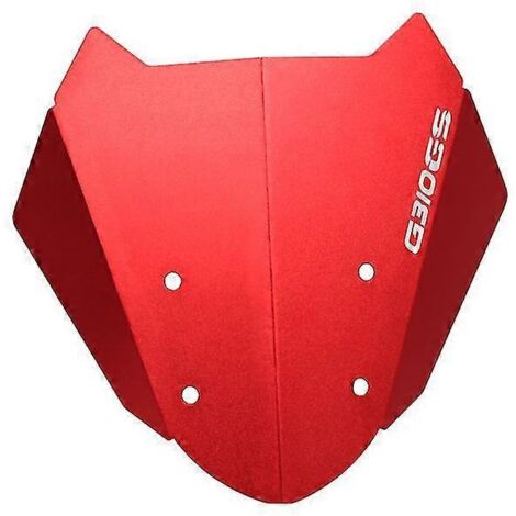 Accessoires moto pour BMW G310GS (2019-2020) : Déflecteur de pare-brise rouge (1/5)