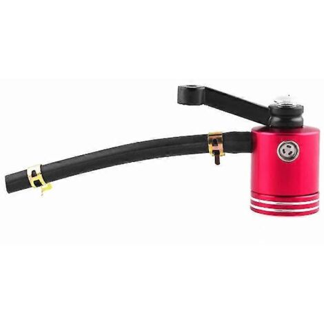 Réservoir de liquide de frein et d'embrayage pour moto Honda CBR600, Yamaha R1 R6 MT07 MT09, Kawasaki Z750 Z1000 - Rouge (1/5)