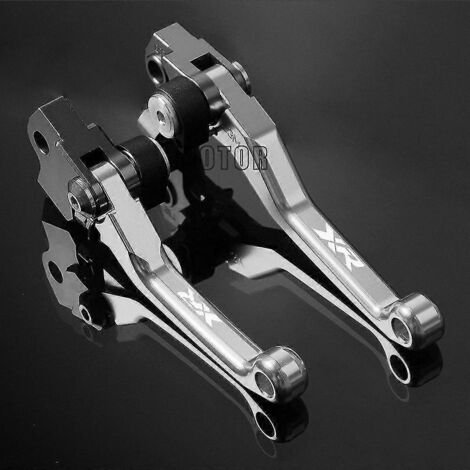 Leviers de frein et d'embrayage à pivot CNC pour motos tout-terrain Honda XR250, XR230, XR400 et XR400 (modèles 1995-2007). (1/5)