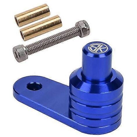 Bouton de stationnement et verrouillage semi-automatique du levier de frein pour Yamaha Xmax 125, 250, 300 et 400 (bleu). (1/5)