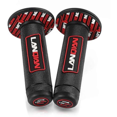 Leviers de frein, d'embrayage et de direction pivotants pour motos tout-terrain Honda CRF150F et CRF230F (2003-2017), CRF250F (2019-2022) - Rouge (1/5)