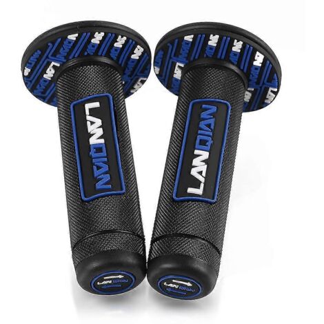 Leviers de frein et d'embrayage pivotants pour motos tout-terrain Honda CRF150F et CRF230F (2003-2017), CRF250F (2019-2022) - Bleu (1/5)