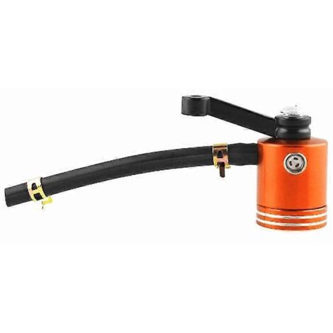 Réservoir de liquide de frein et d'embrayage pour moto Honda CBR600, Yamaha R1 R6 MT07 MT09, Kawasaki Z750 Z1000 - Orange (1/5)